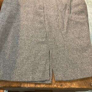Gray Wool Skirt vintage